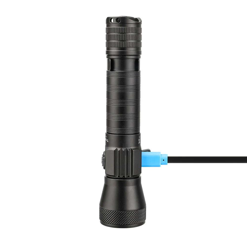 TrustFire E5 Zoom Flashlight – 1350 Lumens, 450m Throw