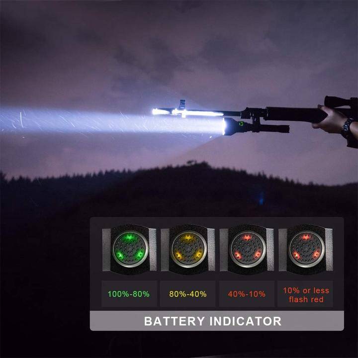 TrustFire T70 2300 Lumens LED Flashlight Set with 1000m Throw