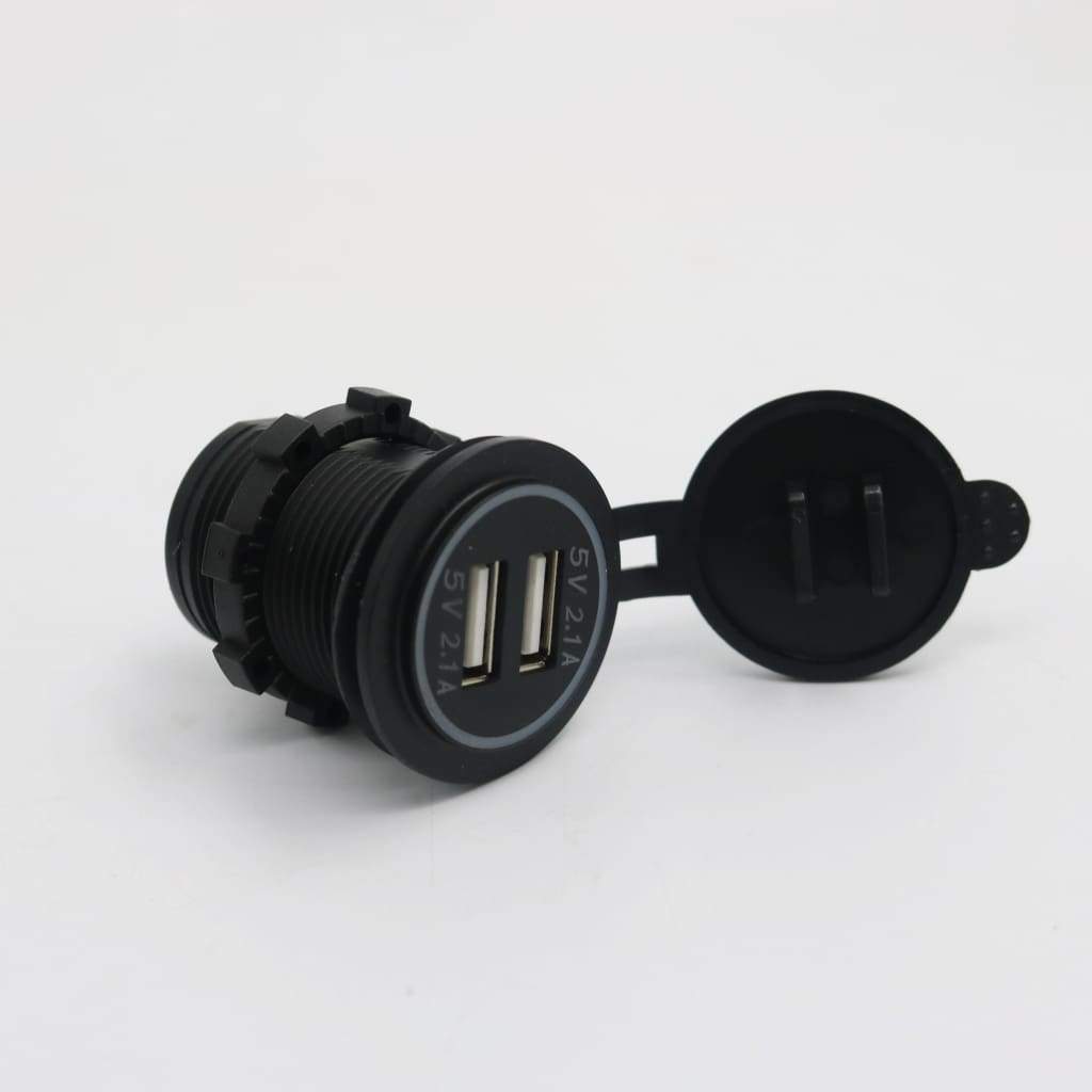 2.1A Dual USB socket charger - Backlight LED - the4x4store.co.za