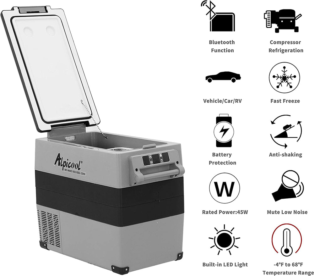 Alpicool CF55 Portable Camping Fridge