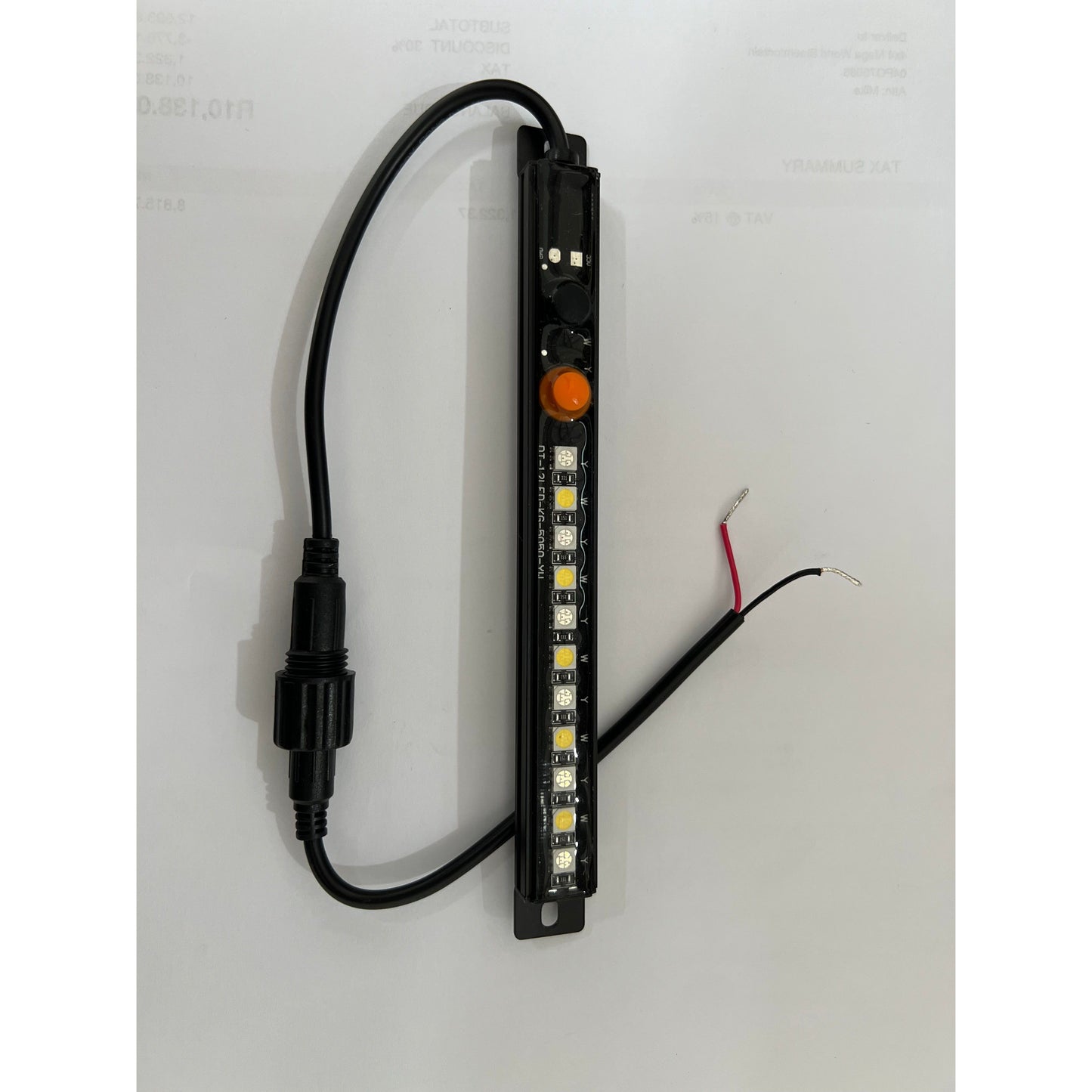 15cm Dual Color LED light White / Amber