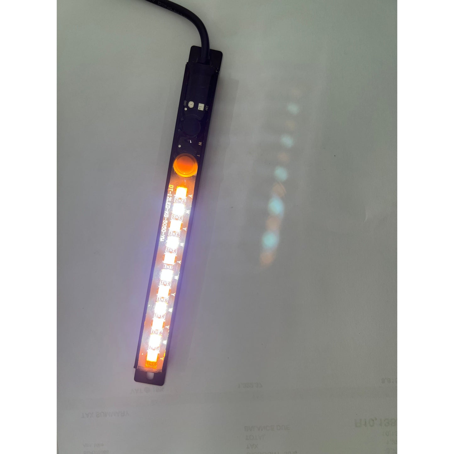 15cm Dual Color LED light White / Amber