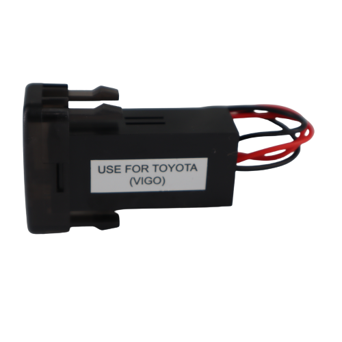Toyota Usb 2.1A With Voltmeter 40 X 20Mm Blue Led
