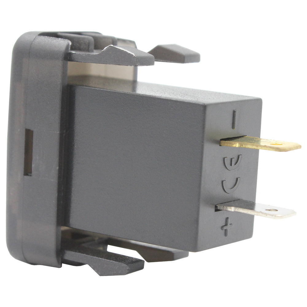 Dual QC3.0 USB and Type-C Charger for Toyota 40x20mm (Vigo)