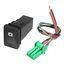Toyota Push Switch for Camera 32x20mm Blue LED - the4x4store.co.za