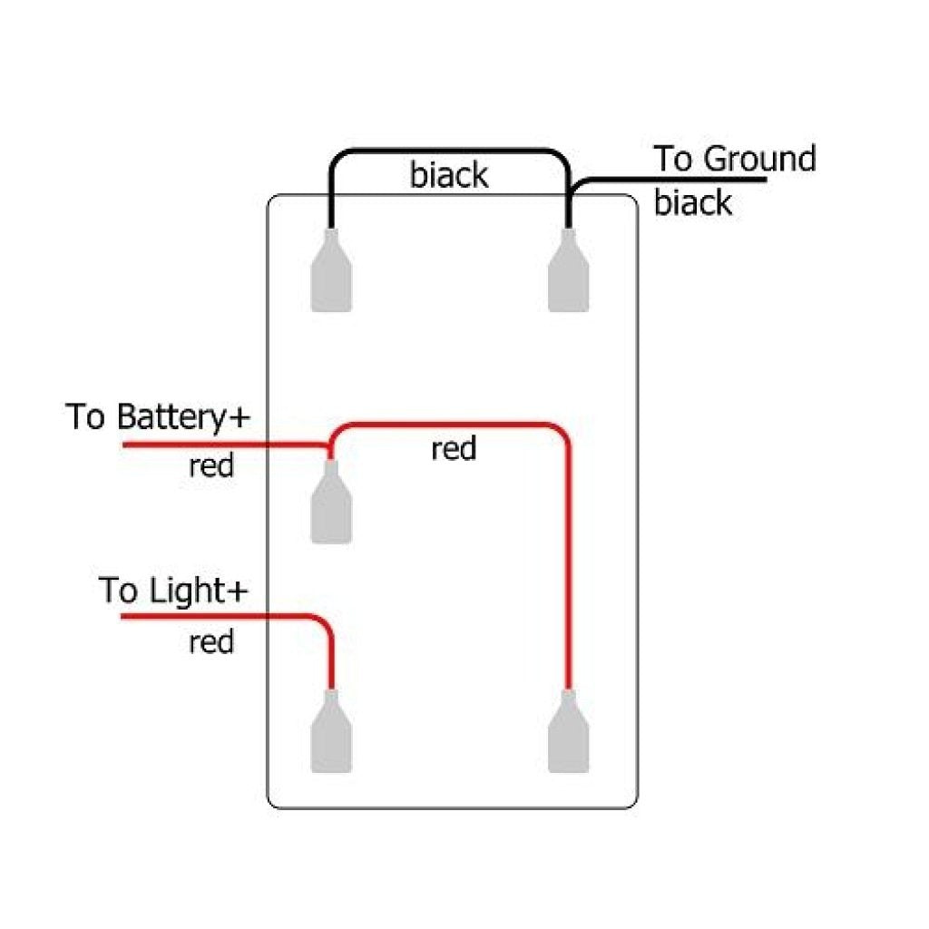 Rocker Switch On-Off White Led - Spot Lights