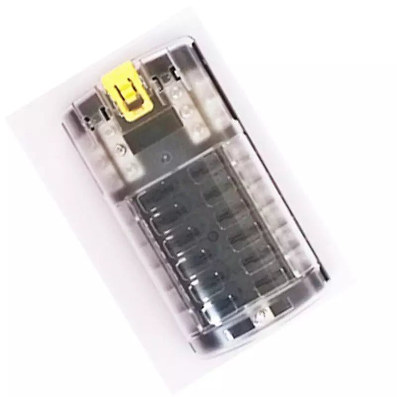 12 Way Blade Fuse Box with Negative Bar - Heavy Duty